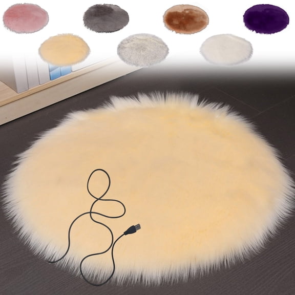 onlyliua USB Rechargeable Pet Heating Pad With Constant Temperature Waterproof Short-Pile Plush Washable Cover Anti-Bite Durable For Cats Small Dogs Indoor Travel Safe Warming Mat Heated Mat