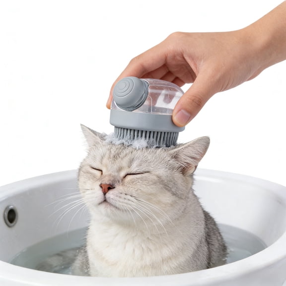 onlyliua Versatile Pet Massage And Deshedding Brush Dual-Use Grooming Tool For Cats And Dogs Gentle Detangling Fur Removal Stimulating Scalp Circulation Easy-Clean Comfortable Grip Groomer
