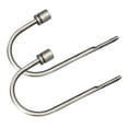 thumbnail image 1 of Vintage Metal Curtain Holdbacks Hook Set - Wall Mounted Drapery Tiebacks, Alloy Material, 2-Pack, Retro Style for Living Room Decor, 1 of 1
