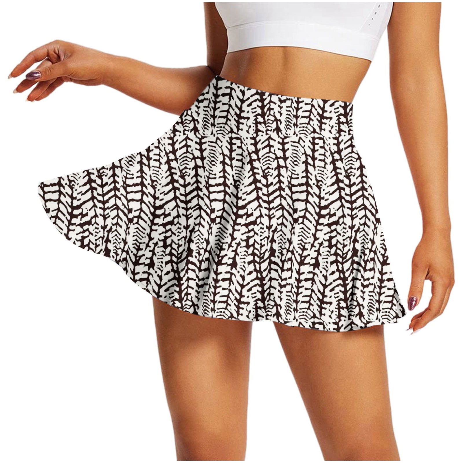 onlyliua Women's Pleated Skirts Womens Flowy Tennis Golf Skirts Built ...