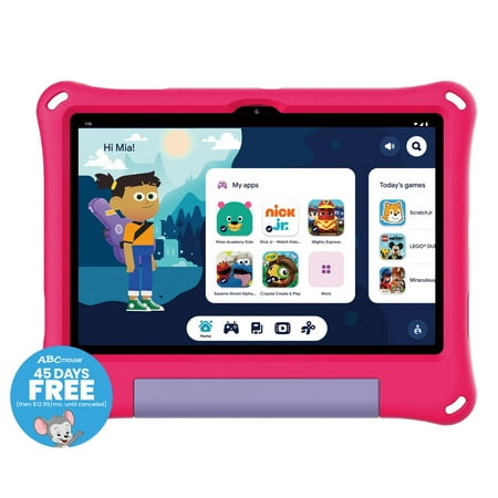 onn 10.1" Kids’ Tablet, 32GB, (2024 Model) - Pink
