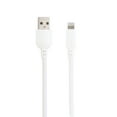 thumbnail image 1 of onn 10ft Lightning to USB-A Charging Cable, MFI Certified, White, Compatible with iPhone and iPad, 1 of 10