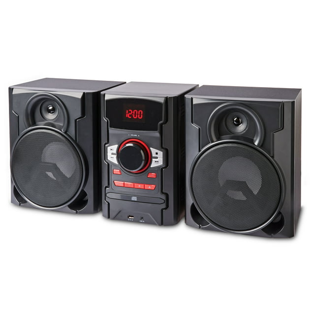onn. 100W CD Stereo with USB & Bluetooth Connectivity