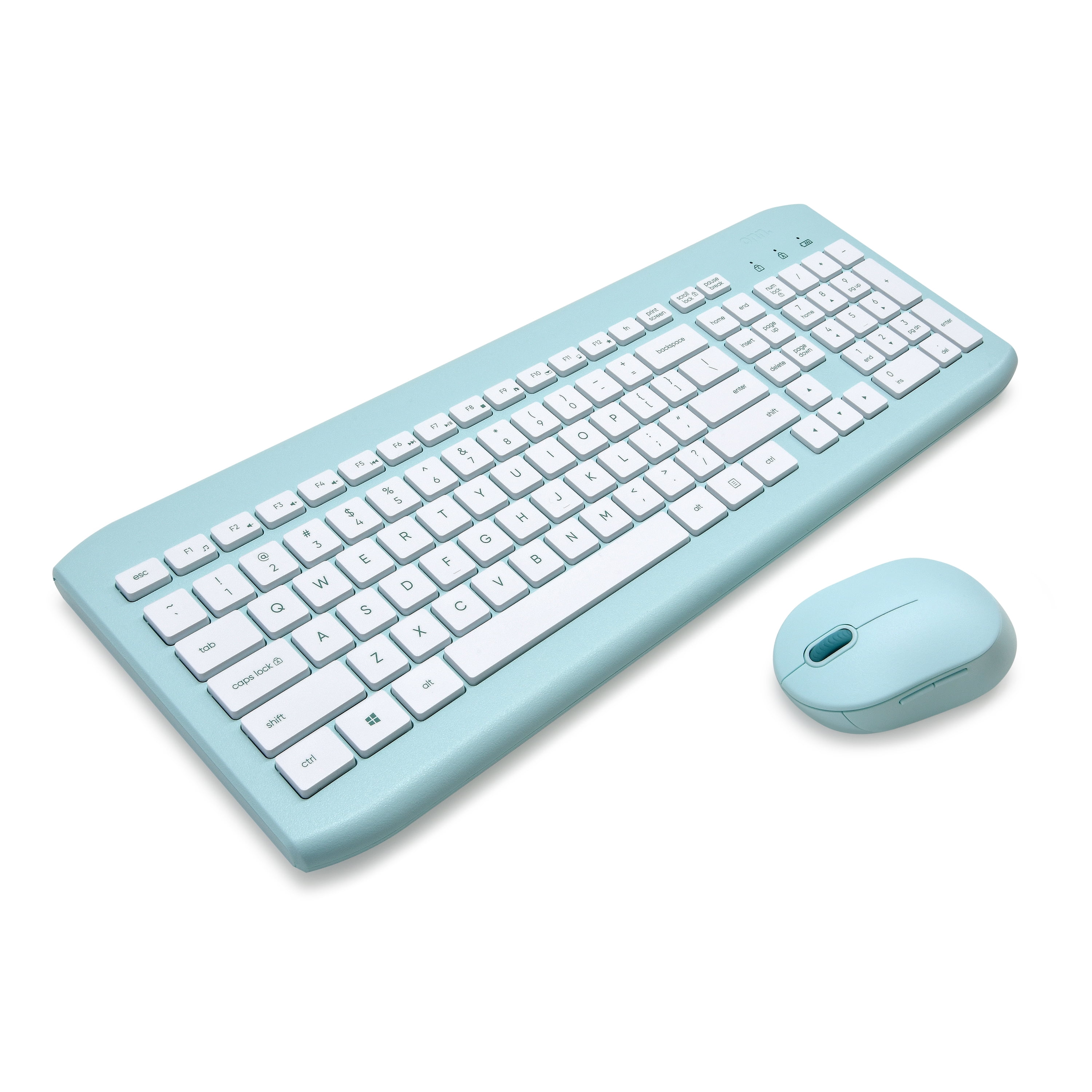 Onn 104 Key Wireless Keyboard And Mouse With Dual Connectivity USB 