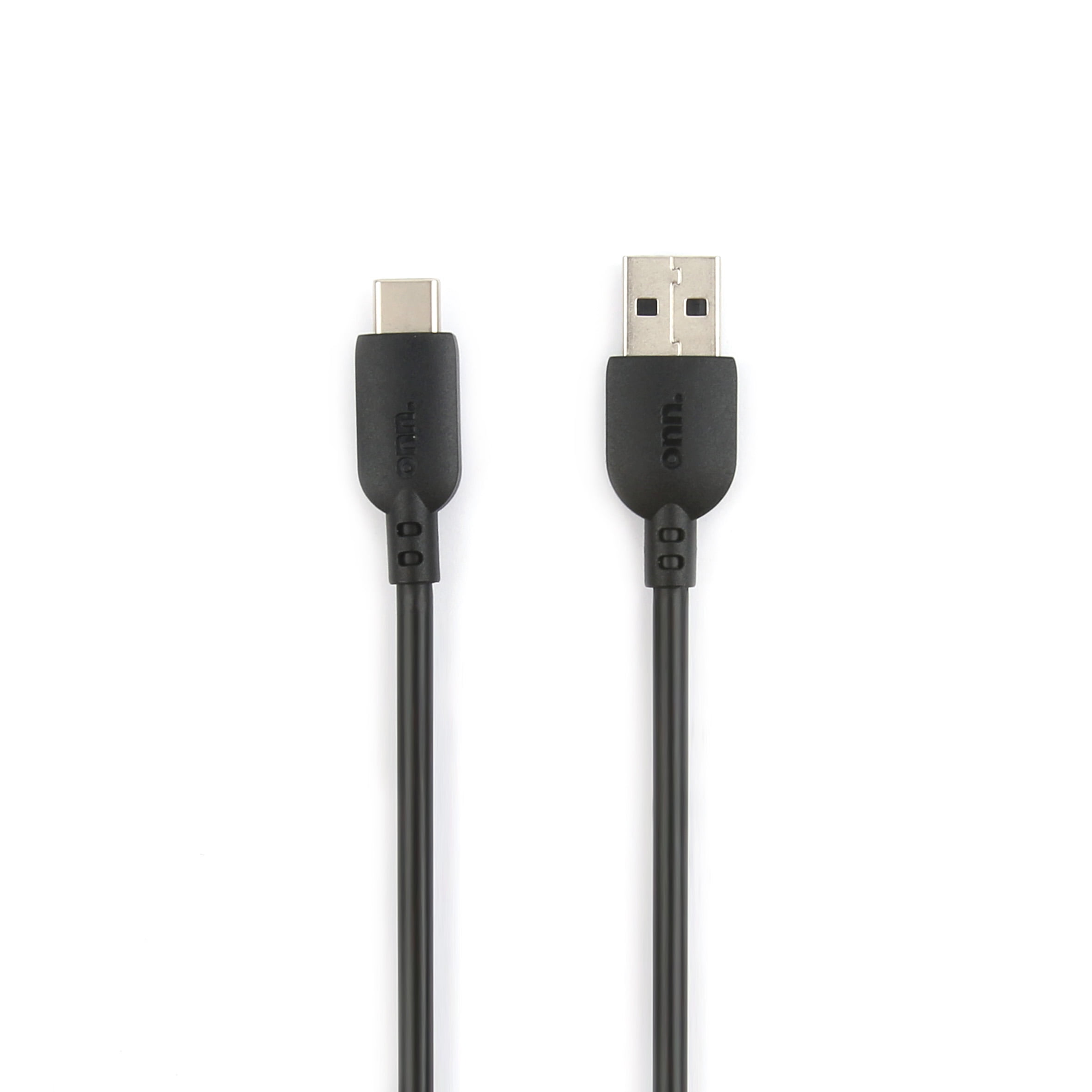 onn. 10ft USB Cable, Black, Compatible With USB-C - Walmart.com