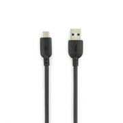 onn 10ft USB-C to USB-A Charging Cable, USB-IF Certified, Black - Compatible with iPhone 17/16/15 Series, Samsung Galaxy, Note, Pixel Devices, iPad Pro, & More