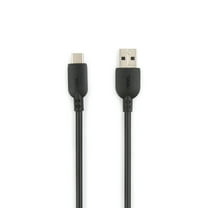 onn 10ft USB-C to USB-A Charging Cable, USB-IF Certified, Black