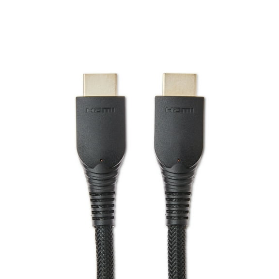 onn 12' Premium HDMI Cable, Black