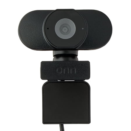 ONN 1440P WEBCAM WITH AUTOFOCUS AND BUILT-IN MICROPHONE, ADJUSTABLE,BLACK