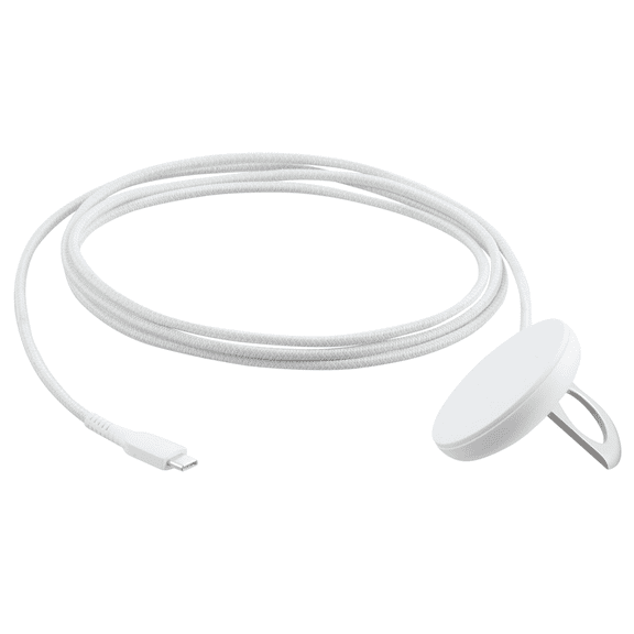 onn Magnetic Wireless Charging Pad, 15W, White