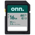 thumbnail image 1 of onn. 16GB Class 10 U1 SDHC, 1 of 2