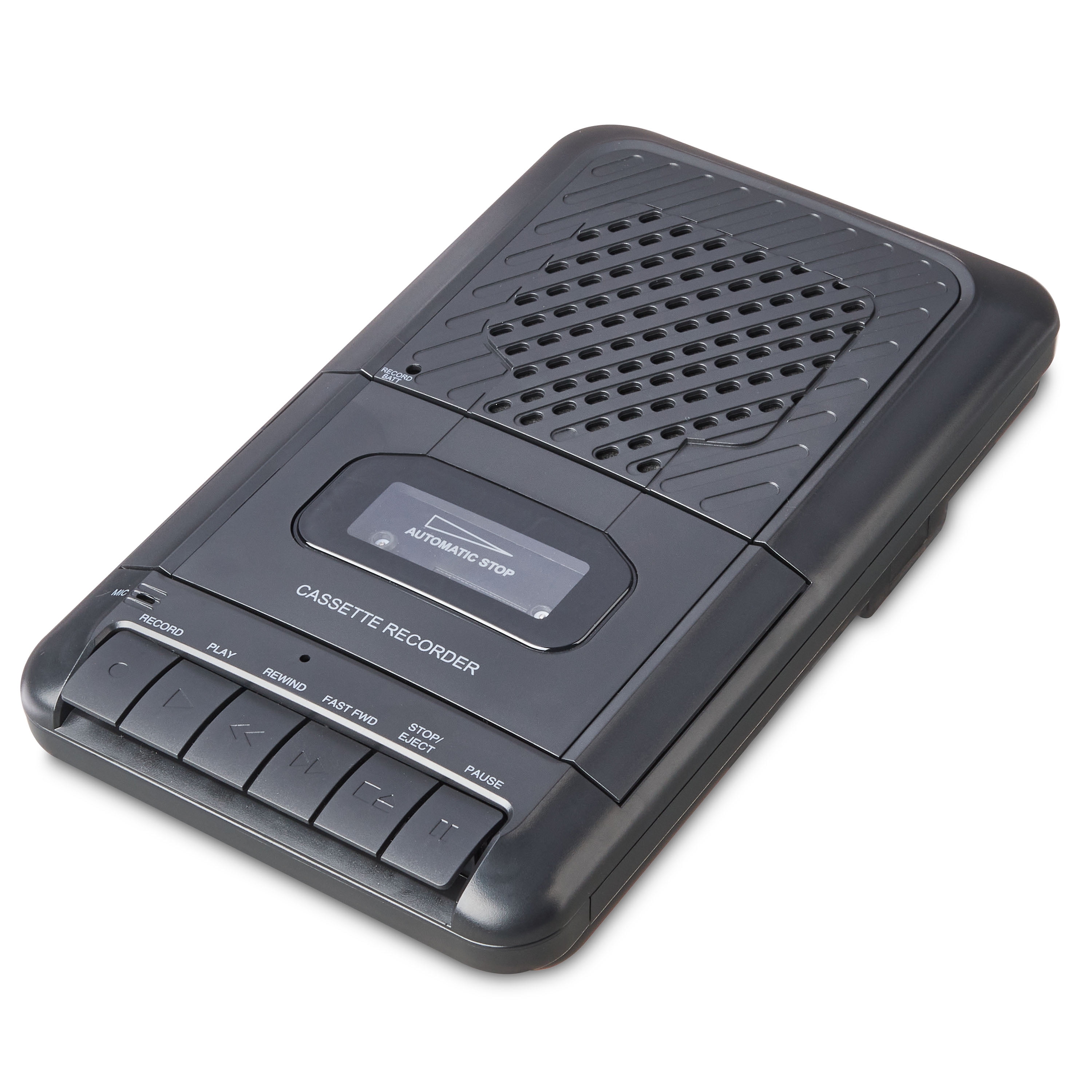 onn. 2.0 Cassette Recorder, Black, 100008728 