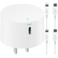 thumbnail interactive-video image 1 of onn 2 Pack 20W Charger and 3' LTG-C Cable, 1 of 4
