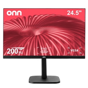 onn 25" FHD (1920 x 1080p) 200Hz 1ms AMD FreeSync Gaming Monitor with Cables, Black