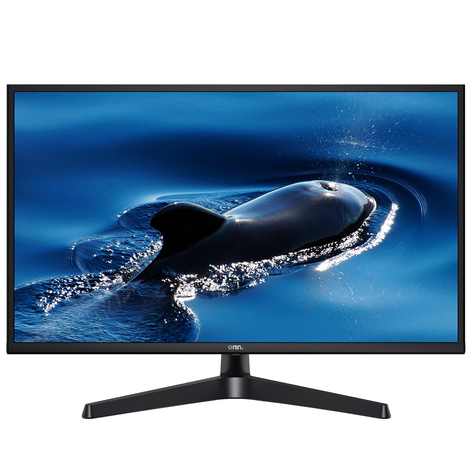onn. 24 FHD (1920 x 1080p) 75hz Office Monitor with 6 ft HDMI Cable, Black