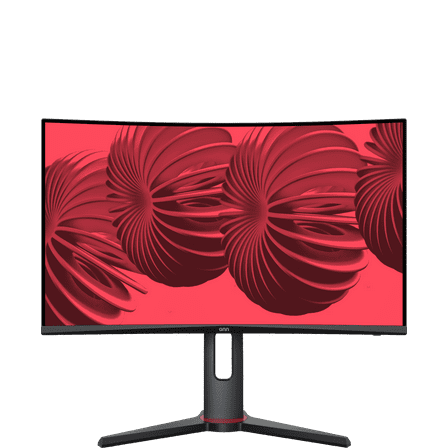 onn 27" Curved QHD (2560 x 1440p) 180Hz 1ms AMD FreeSync Gaming Monitor with Cables, Black, New