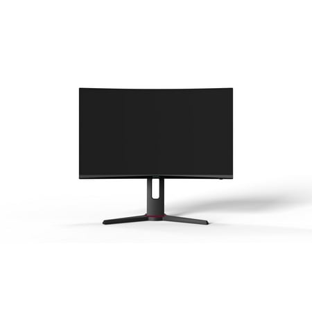 onn 27" Curved QHD (2560 x 1440p) 165Hz 1ms Adaptive Sync Gaming Monitor with Cables, Black, New
