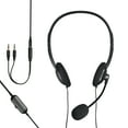 onn. 3.5 mm Stereo Headset With Builtin Microphone