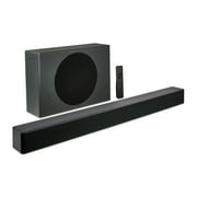 onn Bluetooth 2.1 Channel Soundbar System with Dolby Atmos, 36", Black