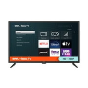Onn 32 inch Class HD (720P) LED Roku Smart TV 100012589, Black