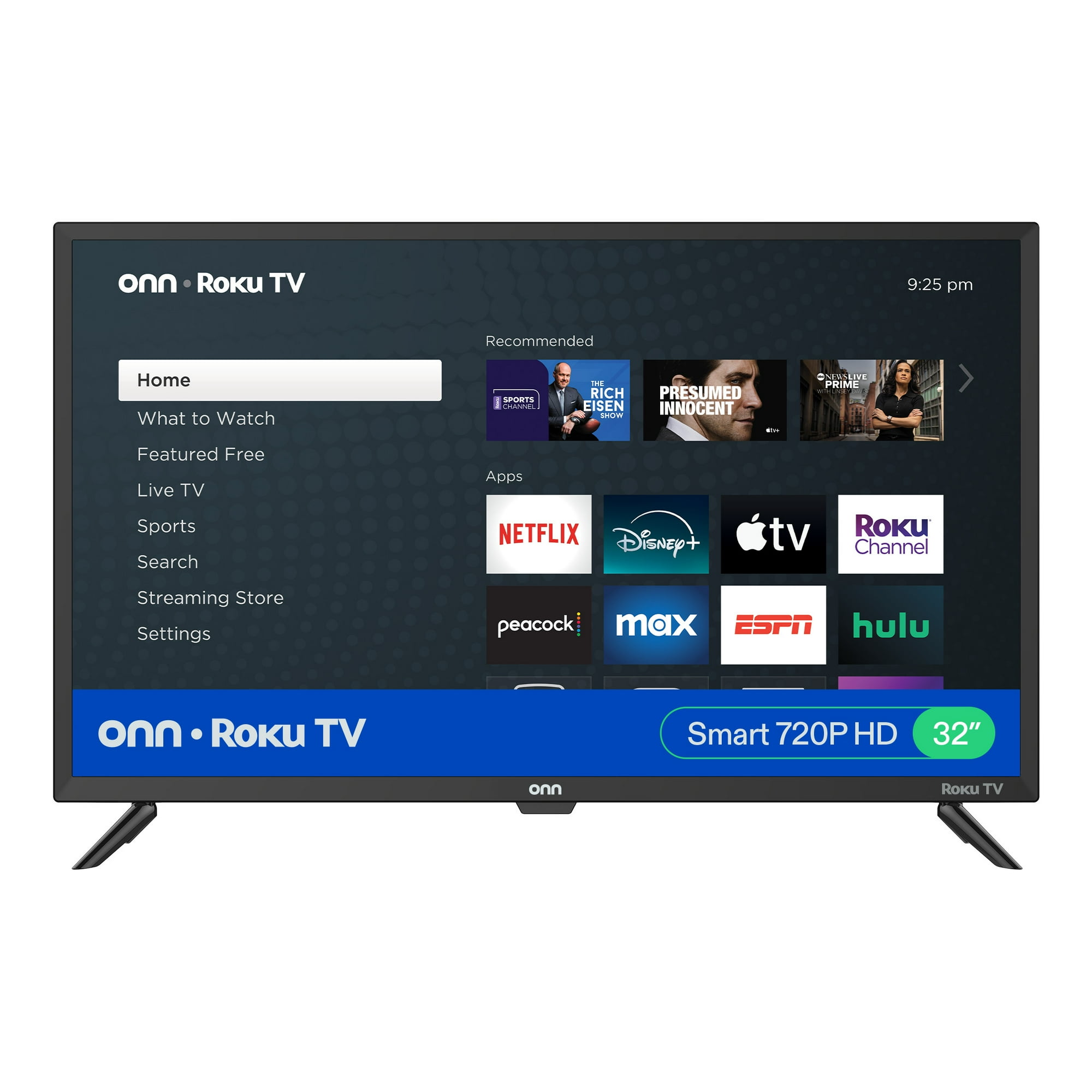 onn. (100012589) 32″ 720P LED Roku Smart TV