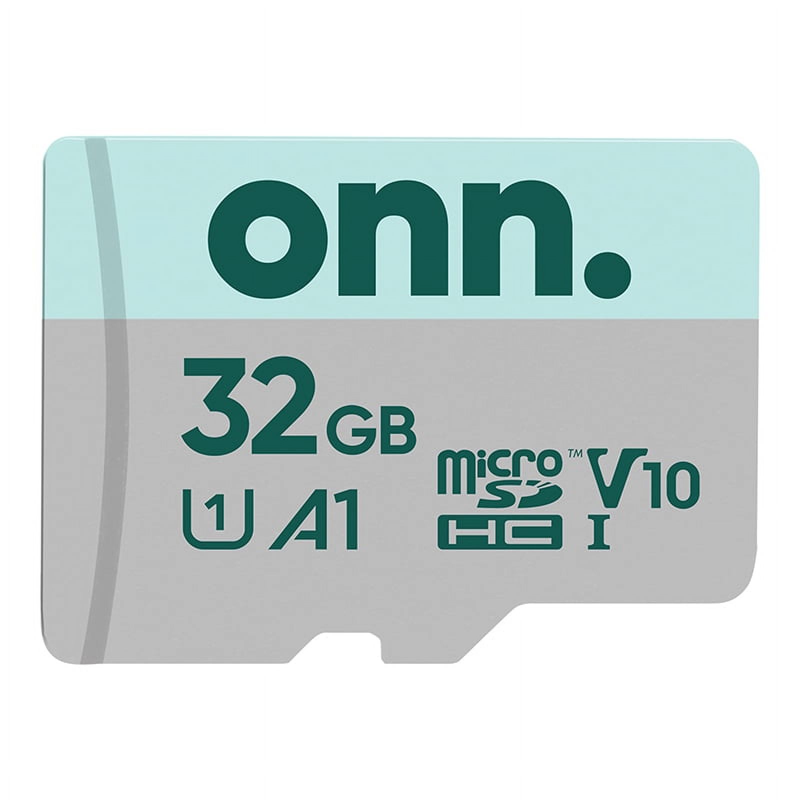 onn. 32GB Class 10 U1 MicroSDHC Flash Memory Card - image 1 of 6
