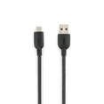thumbnail image 1 of onn 3ft USB-C to USB-A Charging Cable, USB-IF Certified, Black, Compatible with iPhone 17/16/15 Series, Samsung Galaxy, Note, Pixel Devices, iPad Pro, 1 of 5