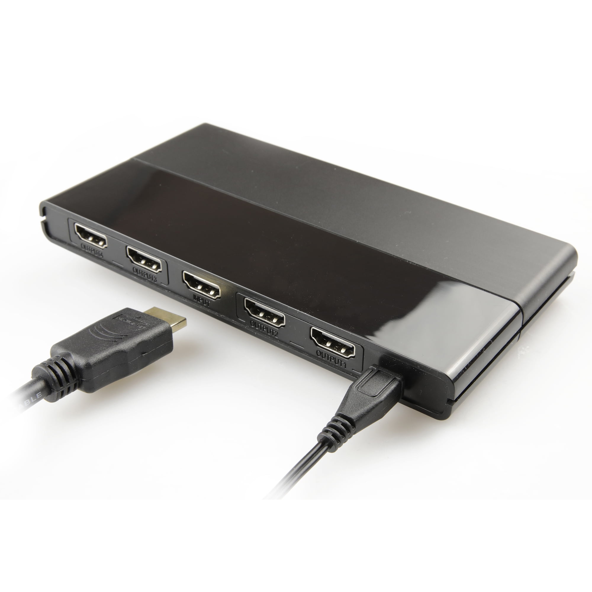 4-Port High Speed 4K HDMI Splitter For Monitors and Projectors - Walmart.com