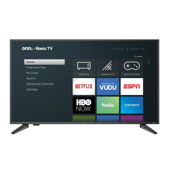 onn. 40" Class 1080p FHD Roku Smart LED TV (100005395)