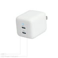thumbnail image 1 of onn 40W Dual USB-C Port Wall Charger, Fast Charging, USB-IF Certified, White - Compatible with iPhone 17/16/15 Series, Samsung Galaxy, Google Pixel, and more, 1 of 8