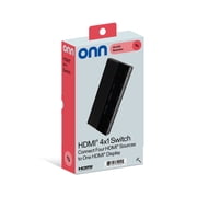 onn 4K HDMI 4x1 Switch