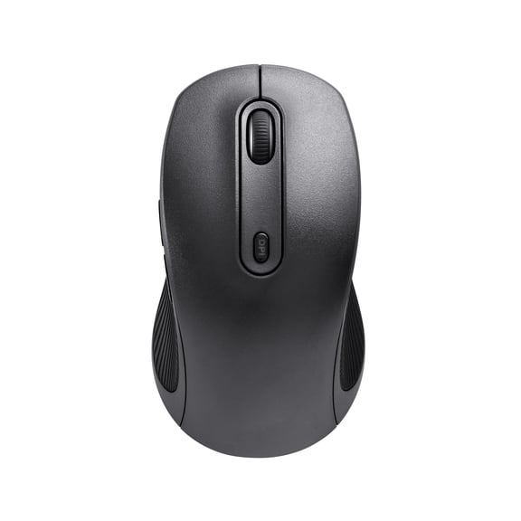 onn 5-Button Wireless Bluetooth Ambidextrous Mouse, USB-A Nano Receiver, Black