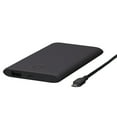 thumbnail interactive-video image 1 of onn 5,000 mAh Slim Portable Power Bank with Micro-USB and USB-A ports, Compact Size, LED Indicator Lights, Black - Compatible with iPhone, iPad, AirPods, Samsung Galaxy, Note, Pixel & More, 1 of 11