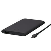 onn WIABLK100024310 5000 mAh Portable Power Pack with 30mm USB-a to Micro USB cable