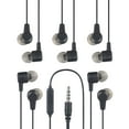 thumbnail image 1 of New - onn. Wired Earphones with Microphone-3.5mm Jack, Black, 5 Pack, 1 of 2