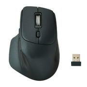 onn 6-Button Wireless Mouse, Ergonomic, 6 Buttons, 2.4GHz, Black