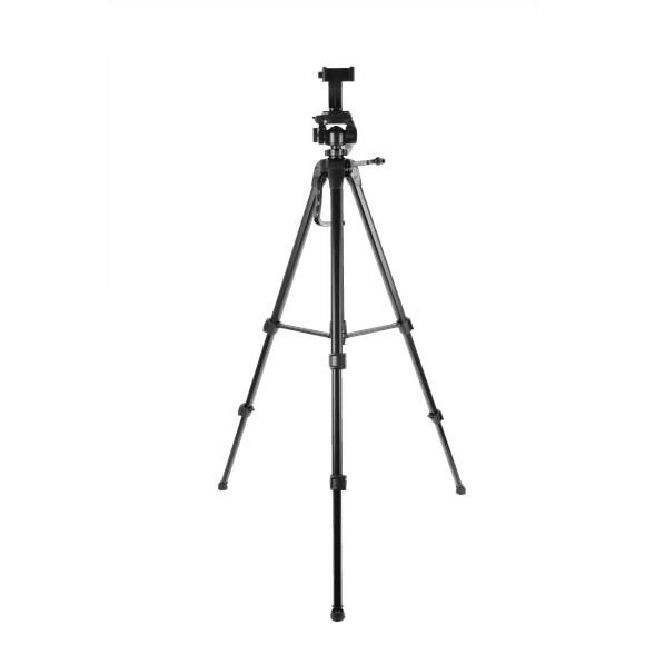 onn 67-inch Tripod with Smartphone Cradle for DSLR Cameras, Smartphones and GoPro Action Cameras
