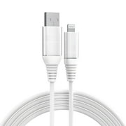 onn 6ft Lightning to USB Charging Cable - White - Compatible with iPhone 14/13/12/11/X/XR/XS/8/7/6/5, iPad, Airpods and more