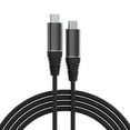 thumbnail image 1 of onn 6ft USB-C to USB-C Charging Cable, Fast Charging, USB-IF Certified, Black - Compatible with iPhone 16 Series, iPhone 15 Series, Samsung Galaxy, Note, Pixel Devices iPad Pro, & More, 1 of 6