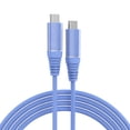 thumbnail image 1 of onn 6ft USB-C to USB-C Charging Cable, Fast Charging, USB-IF Certified, Compatible with iPhone 16 & 15 Series, iPad Pro, Samsung Galaxy, Note, Pixel, & More - Blue, 1 of 6