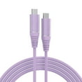 thumbnail image 1 of onn USB-C to USB-C 6-foot Charging Cable - Purple, 1 of 6