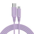 thumbnail image 1 of onn 6ft USB-C to USB-A Charging Cable, Fast Charging, USB-IF Certified, Compatible with iPhone 16 & 15 Series, iPad Pro, Samsung Galaxy, Note, Pixel Devices, & More - Purple, 1 of 6