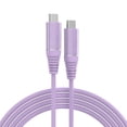 thumbnail image 1 of onn 6ft USB-C to USB-C Charging Cable, Fast Charging, USB-IF Certified, Compatible with iPhone 16 & 15 Series, Samsung Galaxy, Note, Pixel Devices, iPad Pro, & More - Purple, 1 of 6