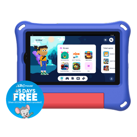 onn 7" Kids Tablet, 32GB, (2024 Model) - Blue