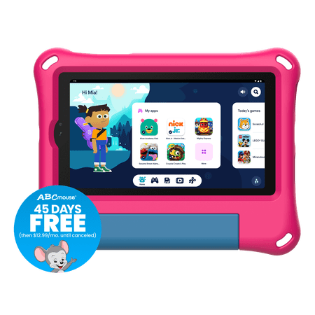 onn 7" Kids Tablet, 32GB (2024 Model) - Pink