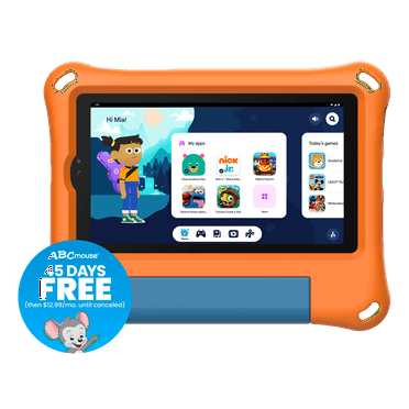 onn 7" Kids Tablet, 32GB (2024 Model) - Orange