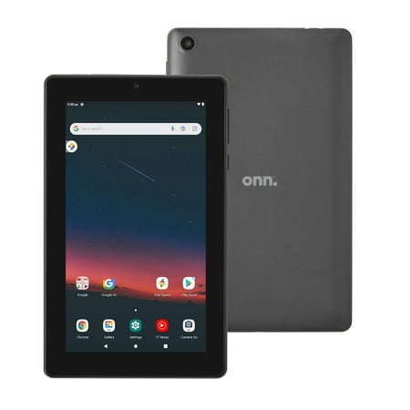 onn. 7" Tablet, 32GB (2022 Model) , 2.0 GHz Quad-Core Processor, Charcoal