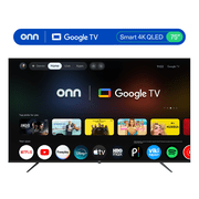 75" onn QLED 4K UHD Smart Google TV, 75SQ4GSB1