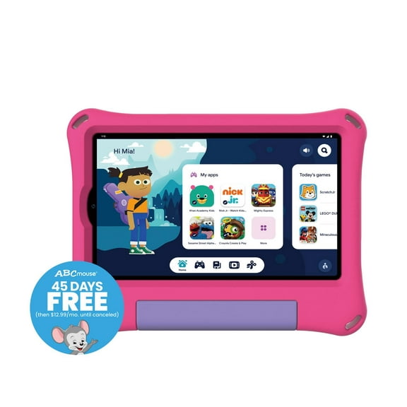onn 8" Kids Tablet, 32GB (2024 Model) - Pink