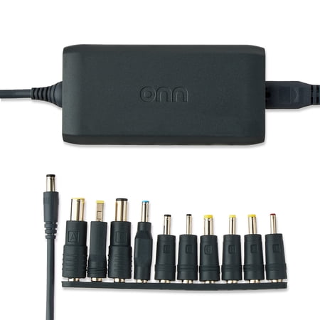 ONN 90W LAPTOP CHARGER WITH 10 INTERCHANGEABLE TIPS,...